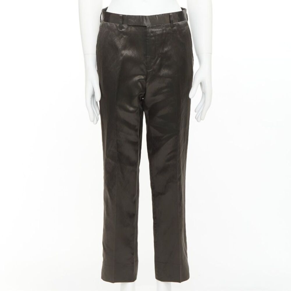 Lanvin Silky Wide Cropped Dress Pants